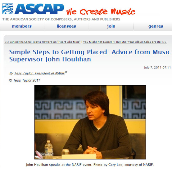 ASCAP John Houlihan